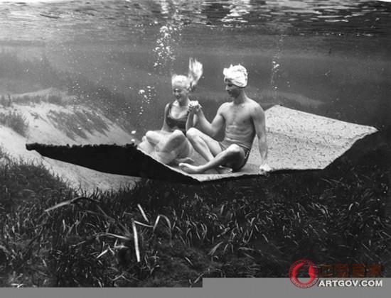 人像摄影：1938年的水下摄影【10】