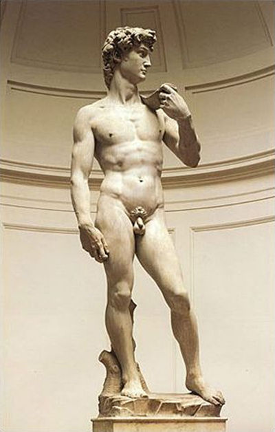 米开朗基罗的大卫雕像